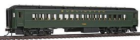 Con-Cor Heavyweight 65' Branchline Coach Burlington HO Scale Model Train Passenger Car #94206 Con-Cor Heavyweight 65' Branchline Coach Burlington HO Scale Model Train Passenger Car #94206
