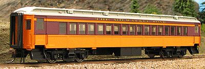 Con-Cor Heavyweight 65 Branchline Coach Milwaukee Road HO Scale Model Train Passenger Car #94208
