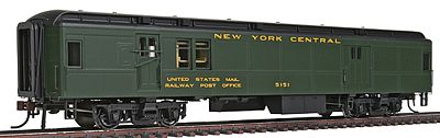 Con-Cor Heavyweight 65 Branchline Baggage/Railway Post Office HO Scale Model Passenger Car #94304