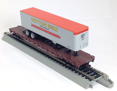 Con-Cor 54 Flatcat with Trailer SSW HO Scale Model Train Freight Car #9431