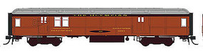 Con-Cor Heavyweight 65' Branchline Baggage-Mail Milwaukee Road HO Scale Model Passenger Car #94330