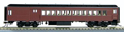 Con-Cor Heavyweight 65 Branchline Combine Painted, Unlettered HO Scale Model Passenger Car #94350