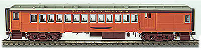 Con-Cor Heavyweight Combine MILW #1 HO Scale Model Train Passenger Car #94380