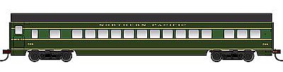 Con-Cor 72 Streamline Smooth-Side Coach Northern Pacific HO Scale Model Train Passenger Car #94710