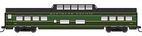72' Streamline Smooth-Side Dome Northern Pacific HO Scale Model Train Passenger Car #94712