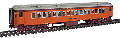 Con-Cor Heavyweight Coach MILW #2 HO Scale Model Train Passenger Car #95010