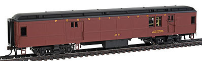 Con-Cor Baggage/Mail Pennsylvania RR #4711 HO Scale Model Train Passenger Car #95105