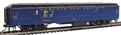 Con-Cor Baggage/Mail Norfolk & Western #1312 HO Scale Model Train Passenger Car #95108