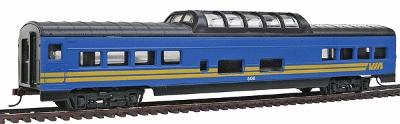 Con-Cor 72 Streamline Vista Dome VIA Rail HO Scale Model Train Passenger Car #952