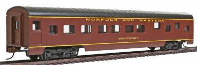 Con-Cor 72 Streamline Sleeper Norfolk & Western HO Scale Model Train Passenger Car #987