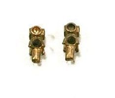 Cal Pennsylvania Marker Lights Straight (pr) HO Scale Miscellaneous Train Part #600 Cal Pennsylvania Marker Lights Straight (pr) HO Scale Miscellaneous Train Part #600