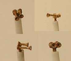 Cal Nathan K2 Air Horn 2 Forward HO Scale Miscellaneous Train Part #612 Cal Nathan K2 Air Horn 2 Forward HO Scale Miscellaneous Train Part #612