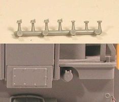 Cal MU Receptacle Set (6) (Plastic) HO Scale Miscellaneous Train Part #618 Cal MU Receptacle Set (6) (Plastic) HO Scale Miscellaneous Train Part #618