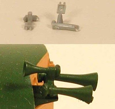 Cal Horn Mount Bracket (2) (Plastic) HO Scale Miscellaneous Train Part #620