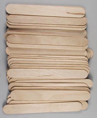 Chenile-Kraft Jumbo Craft Sticks (100)