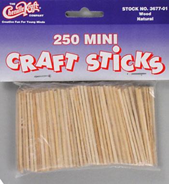 Chenile-Kraft Mini Craft Sticks (250)