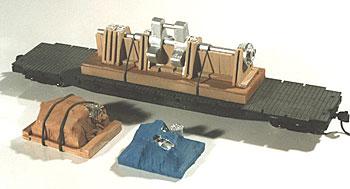 Chooch Crank Shaft with Pallets Load pkg(3) HO Scale Model Train Freight Car Load #7249