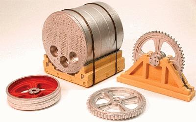 Chooch Steam Boiler Equipment Load 120-Ton HO Scale Model Train Freight Car Load #7282