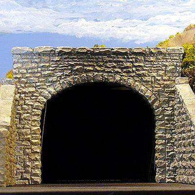 Chooch Double-Track Random Stone Tunnel Portal HO Scale Model Railroad Scenery #8370