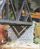 Chooch DoubleTrack Cut Stone Bridge Abutment HO Scale Model Railroad Scenery #8450