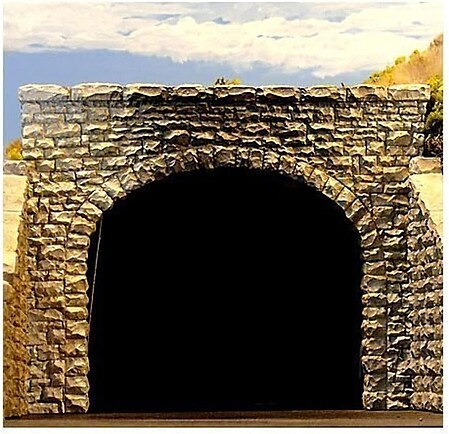 Chooch Tunnel Portal Double Random Stone 3.5 x 2.75 pkg(2) - N-Scale