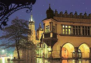 Castor The Old Town in Cracow Poland Historical City Night Scene (1000pc)
