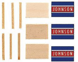 Calumet Lawn Sign Johnson 3/ HO-Scale (3) Calumet Lawn Sign Johnson 3/ HO-Scale (3)