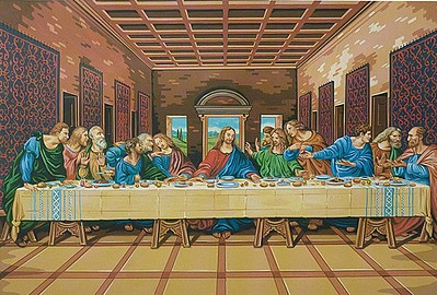 Colart The Last Supper Acrylic Paint by Number 12x16 (Replaces #85496)