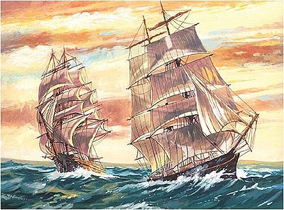 Colart Sailing Ships Acrylic Paint by Number 11.5x15.5 (Replaces #13053)