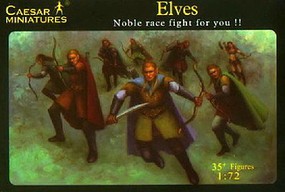 Caesar Fantasy Noble Fighting Elves (35+) (Re-Issue) Plastic Model Fantasy Figure 1/72 #102 Caesar Fantasy Noble Fighting Elves (35+) (Re-Issue) Plastic Model Fantasy Figure 1/72 #102