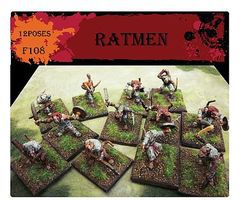 Caesar Ratmen (12) Plastic Model Figure 1/72 Scale #108 Caesar Ratmen (12) Plastic Model Figure 1/72 Scale #108