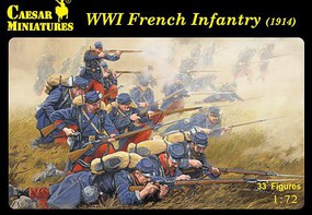 Caesar WWI French Army (33) Plastic Model Military Figure 1/72 Scale #34 Caesar WWI French Army (33) Plastic Model Military Figure 1/72 Scale #34