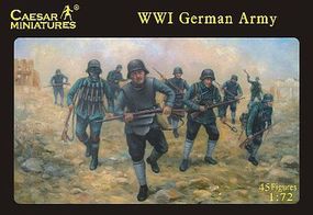 Caesar WWI German Army (45) Plastic Model Military Figure 1/72 Scale #35