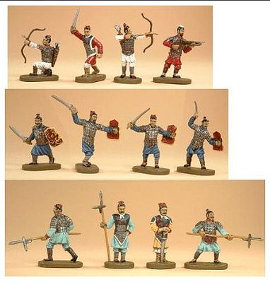 Caesar Ancient Chinese Chin Dynasty Army (42) Plastic Model Military Figure 1/72 Scale #4