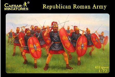 Caesar Republican Roman Army (41) Plastic Model Military Figure 1/72 Scale #45