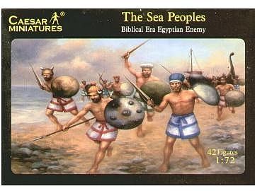 Caesar Biblical Era Egyptian Enemy Sea Peoples (42) Plastic Model Military Figure 1/72 Scale #48
