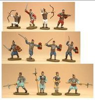 Caesar Ancient Chinese Ch'in Dynasty Army (42) Plastic Model Military Figure 1/72 Scale #4 Caesar Ancient Chinese Ch'in Dynasty Army (42) Plastic Model Military Figure 1/72 Scale #4