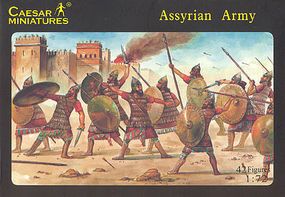 Assyrian Army (42) Plastic Model Military Figure 1/72 Scale #7