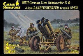 WWII German 21cm Nebelwerfer 42 Gun Plastic Model Military Figure 1/72 #93