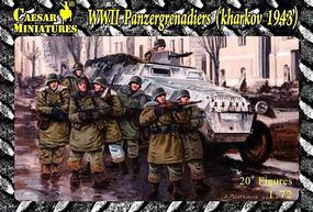 Battlefield Panzergrenadiers Kharkov 1943 (20) Plastic Model Military Figure 1/72 #hb1