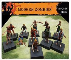 Caesar Modern Zombies (11) Plastic Model Figure 1/72 Scale #sf4 Caesar Modern Zombies (11) Plastic Model Figure 1/72 Scale #sf4