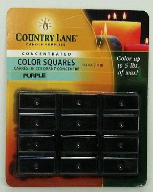Candle-Making Concentrated Color Square Purple 1/2oz. Candle Making Kit #90608