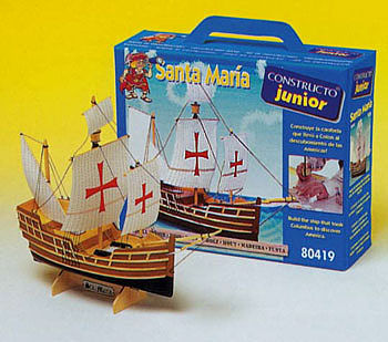 Constructo Santa Maria Kit Wooden Boat Model Kit #80419