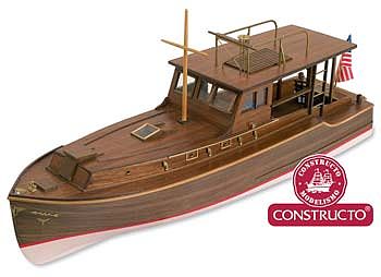 Constructo 1/27 El Pilar/Hemingway Wooden Boat Model Kit #80841