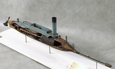 Cottage David Confederate Torpedo Boat Civil War Plastic Model Torpedo Boat Kit 1/32 Scale #32002