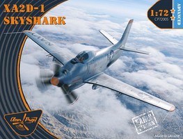 Clear-Prop XA2D1 Skyshark Early Version Attack Aircraft Plastic Model Airplane Kit 1/72 Scale #72005
