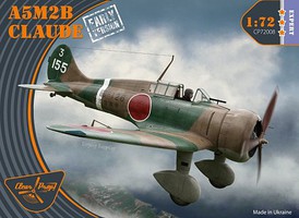 Clear-Prop A5M2b Claude Early Japanese Fighter (Expert) Plastic Model Airplane Kit 1/72 Scale #72008