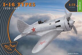 Clear-Prop I16 Type 6 1938-1941 Fighter (Starter) Plastic Model Airplane Kit 1/72 Scale #72025