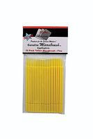 Creations Fine Microbrush Applicators (25 Pack Yellow) Hobby and Model Paint Brush #1301