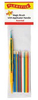 Creations Magic Brush Assortment with Handle (10ct) Hobby and Model Paint Brush #mb05